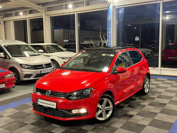 Volkswagen Polo Hatchback, Petrol, 2016, Red