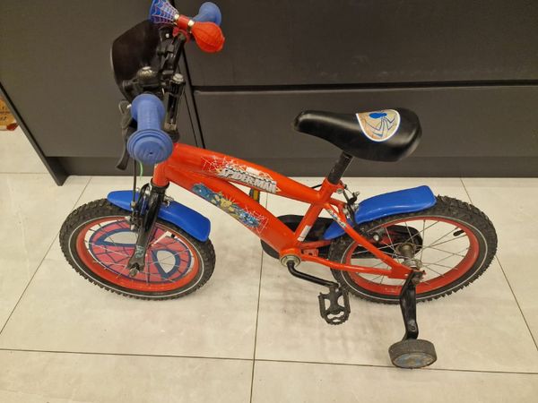 Spiderman bike 14 inch hot sale smyths