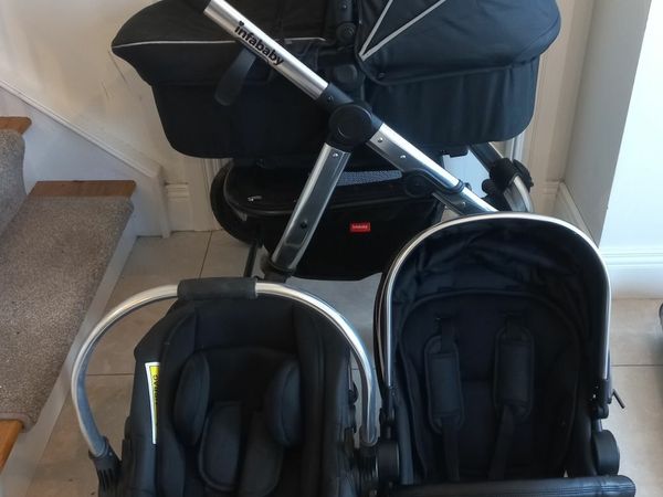 Infababy double outlet pram