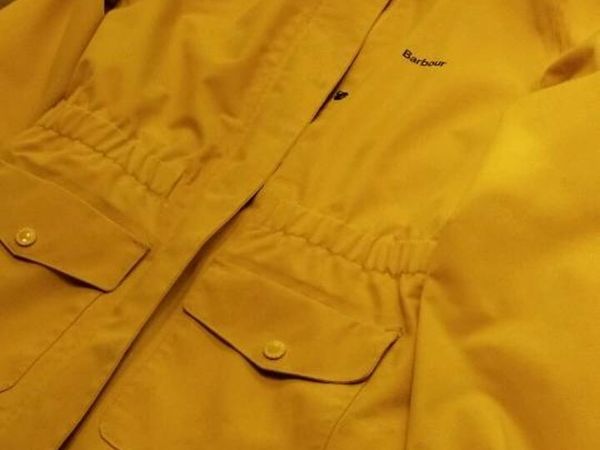 Mens yellow hotsell barbour jacket