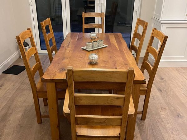 Donedeal dining table and chairs new arrivals