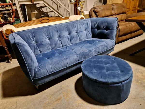 Harvey norman velvet discount sofa