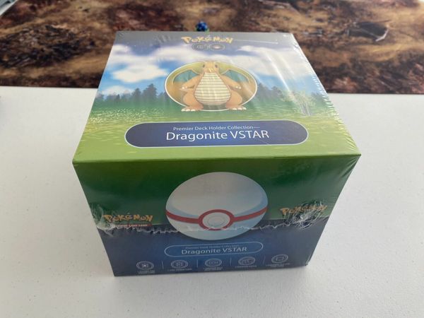 Pokemon Go Premier Deck Holder Collection Dragonite VSTAR Box