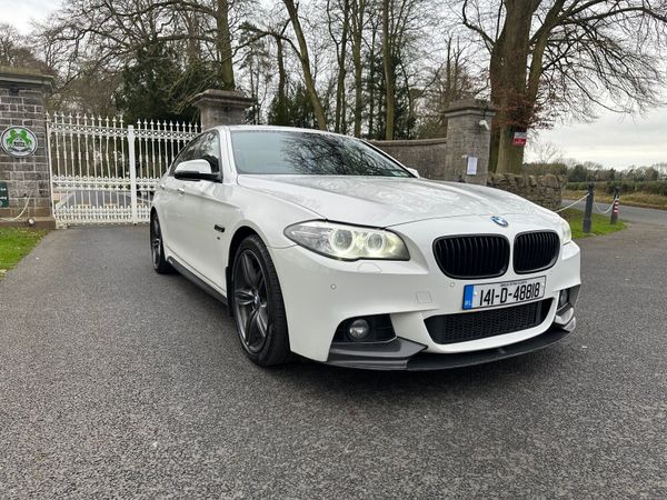 BMW 5-Series Saloon, Diesel, 2014, White