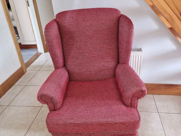 Queen anne wingback chair for sale hot sale