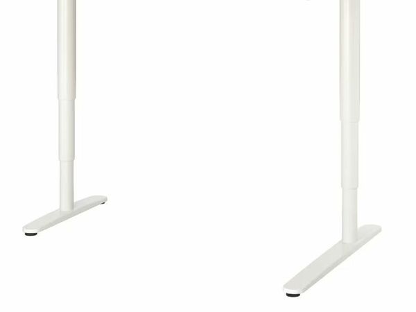 White on sale desk 110cm