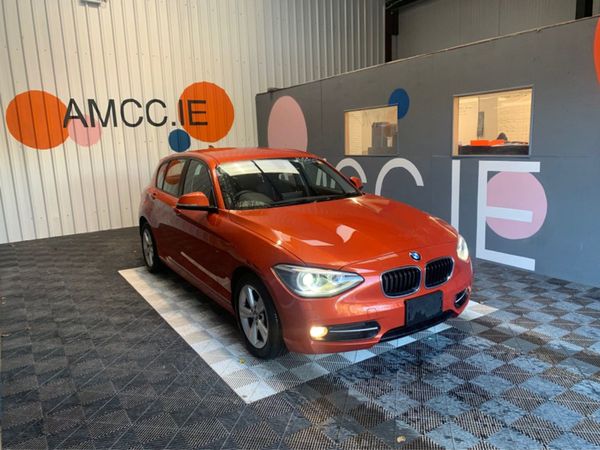 BMW 1-Series Hatchback, Petrol, 2014, Orange