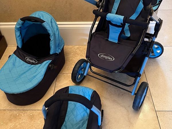 Dimples 3 in store 1 maddison travel stroller