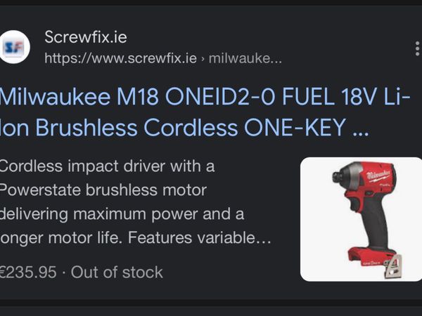 milwaukee 18v 49 Machinery Tools Ads For Sale in Ireland