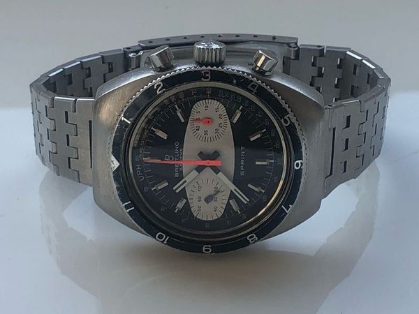 Vintage Breitling Sprint Chronograph Rally Timer Watch. Ref 2212