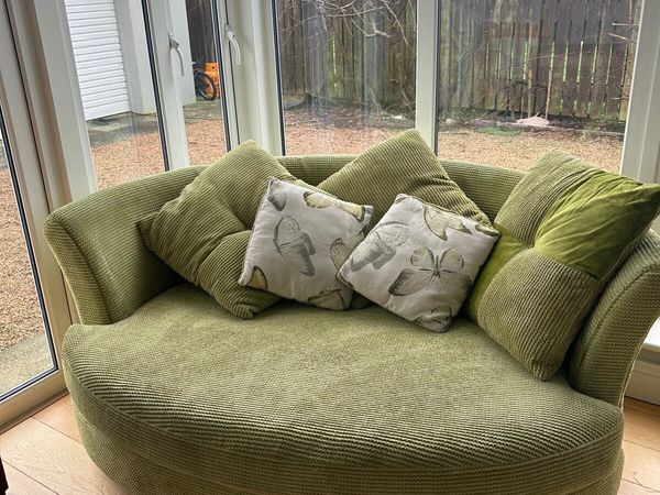 Dfs green cuddle chair new arrivals