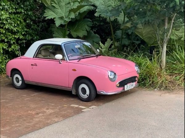 Nissan Figaro Convertible, Petrol, 1991, Pink