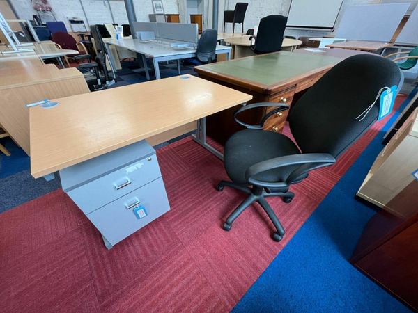 Used office table and deals chair for sale