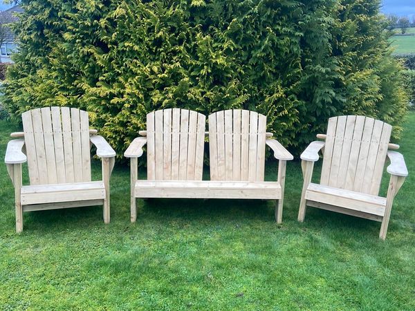 Wooden garden chairs store for sale