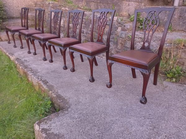 Chippendale chairs for discount sale