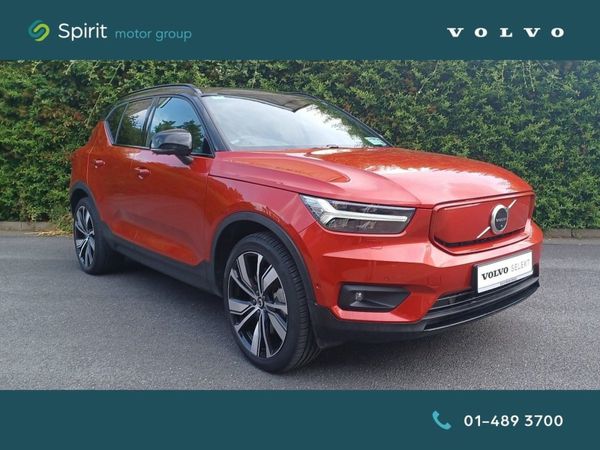 Volvo XC40 SUV, Electric, 2022, Red