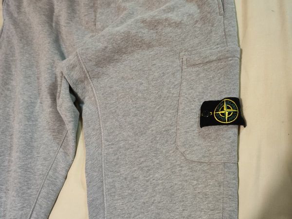 Stone island joggers discount grey