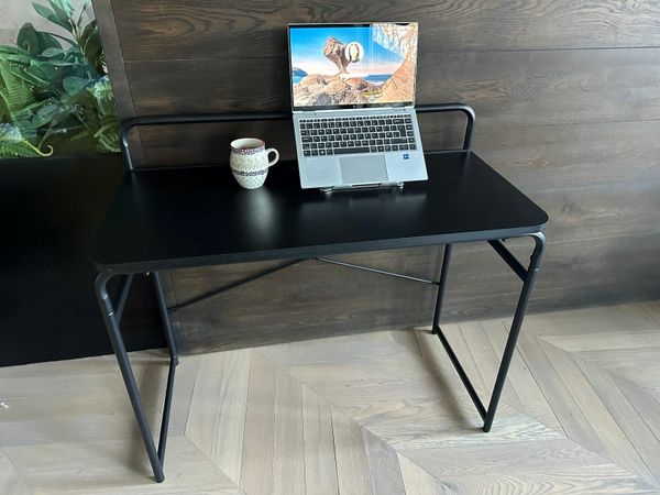 Black desk on deals sale