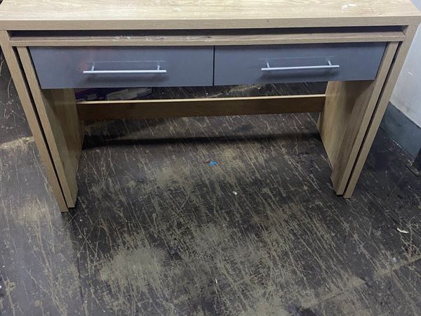 Seville 2 drawer store slider desk