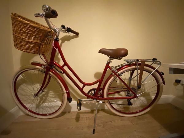 Women's raleigh bike with basket hot sale