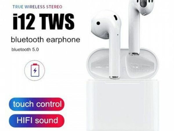 Bluetooth earphone i12 discount tws