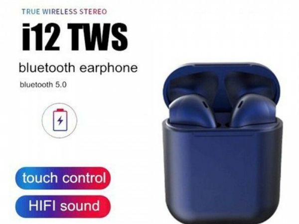 08441 i12 TWS Blue Universal Bluetooth Earbuds W for sale in Co