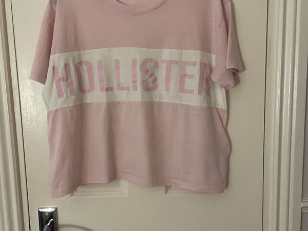 Hollister pink t outlet shirt