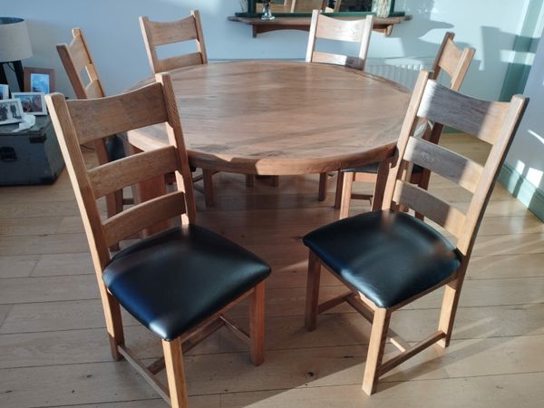 Done deal dining table and online chairs