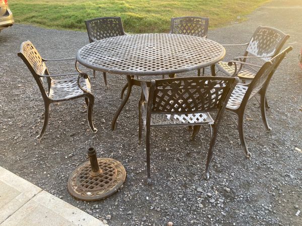 Cast iron patio sets deals for sale