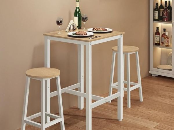 Small bar deals stool table set