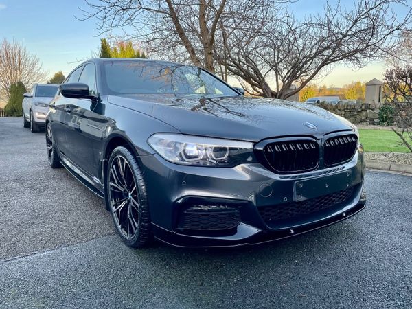 BMW 5-Series Saloon, Petrol Hybrid, 2019, Grey