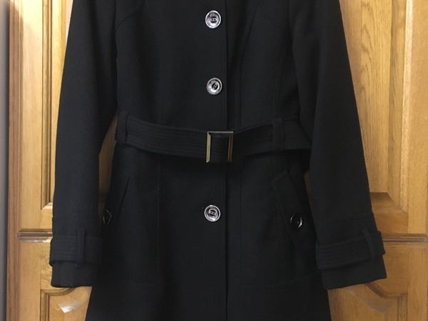 Black coat shop size 16