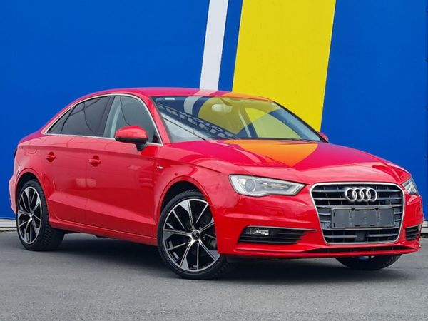 Audi A3 Saloon, Petrol, 2015, Red