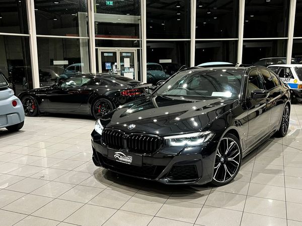 BMW 5-Series Saloon, Diesel Hybrid, 2020, Black
