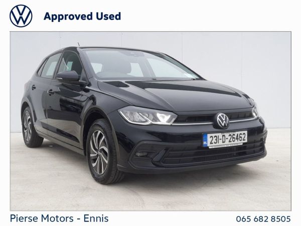 Volkswagen Polo Hatchback, Petrol, 2023, Black