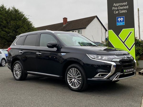 Mitsubishi Outlander SUV, Petrol Plug-in Hybrid, 2020, Black