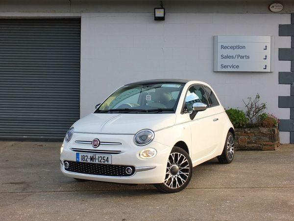 Fiat 500C Convertible, Petrol, 2018, White