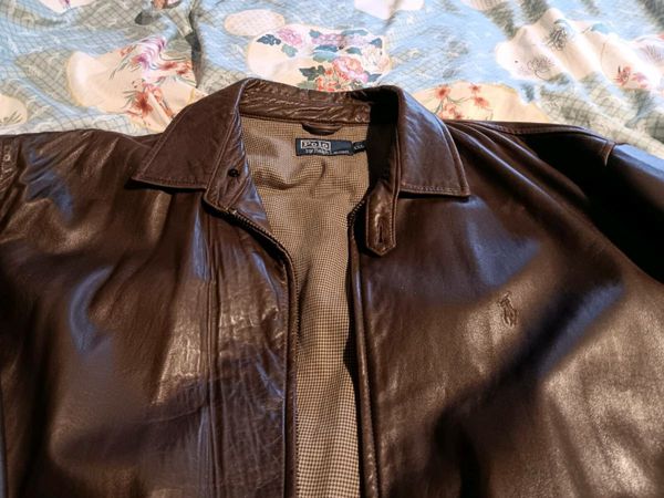 Mens ralph hotsell lauren leather jacket