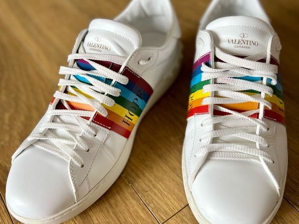 Valentino rainbow hot sale shoes