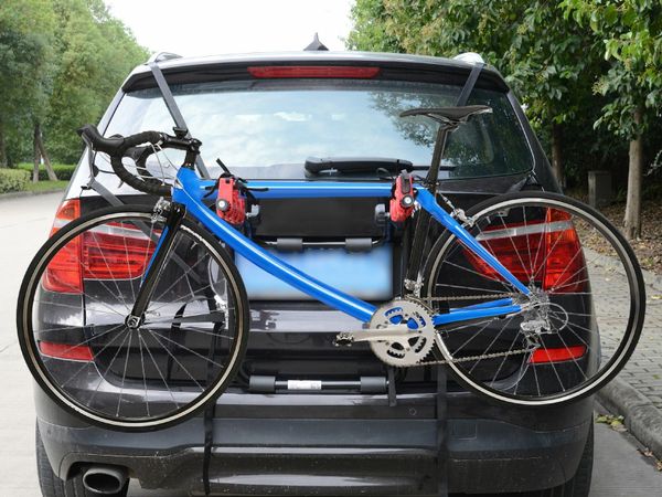 Bike on deals back of car