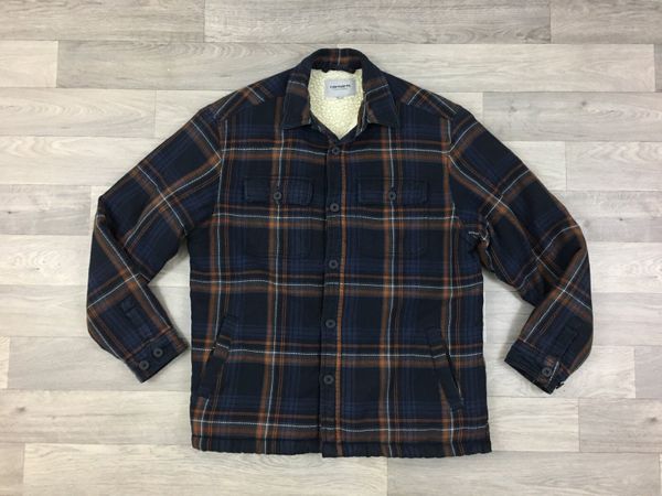 Carhartt lined hot sale flannel shirt