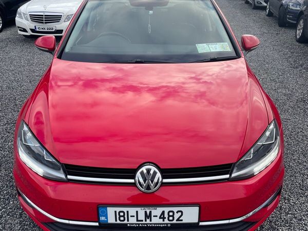 Volkswagen Golf Hatchback, Diesel, 2018, Red