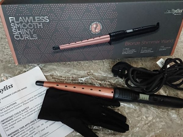 Babyliss bronze hotsell curling wand