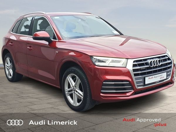 Audi Q5 SUV, Petrol Plug-in Hybrid, 2021, Red