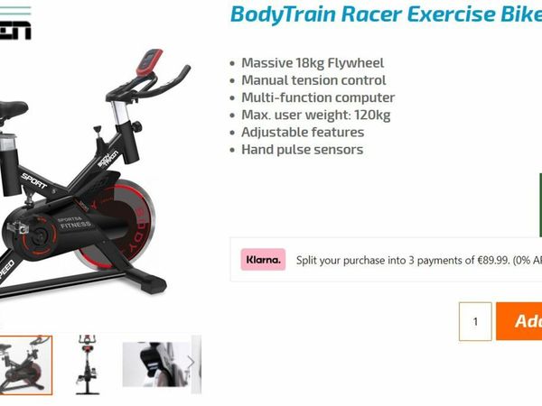 Bodytrain racer exercise deals bike