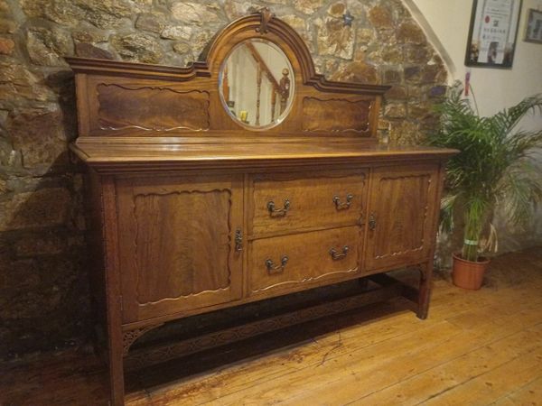 Antique oak online buffet for sale