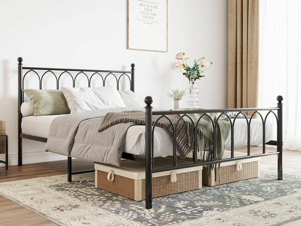 Metal cot frame sales