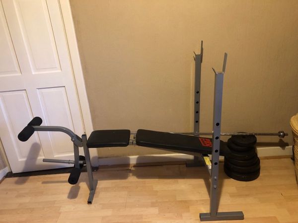 Weight bench with weights for sale in Co. Sligo for 50 on DoneDeal