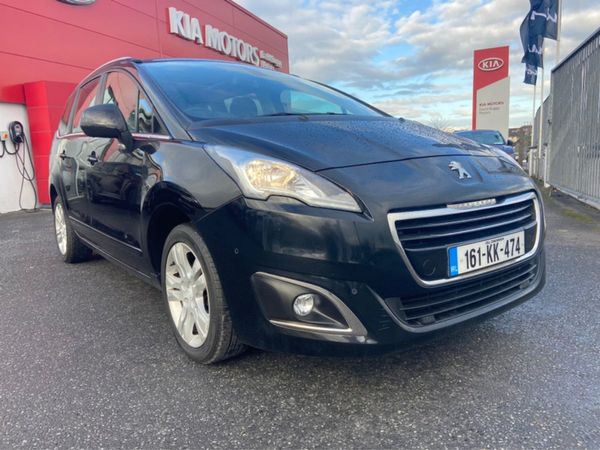 Peugeot 5008 MPV, Diesel, 2016, Black