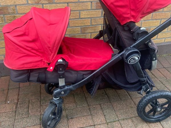 Baby jogger city select double outlet red